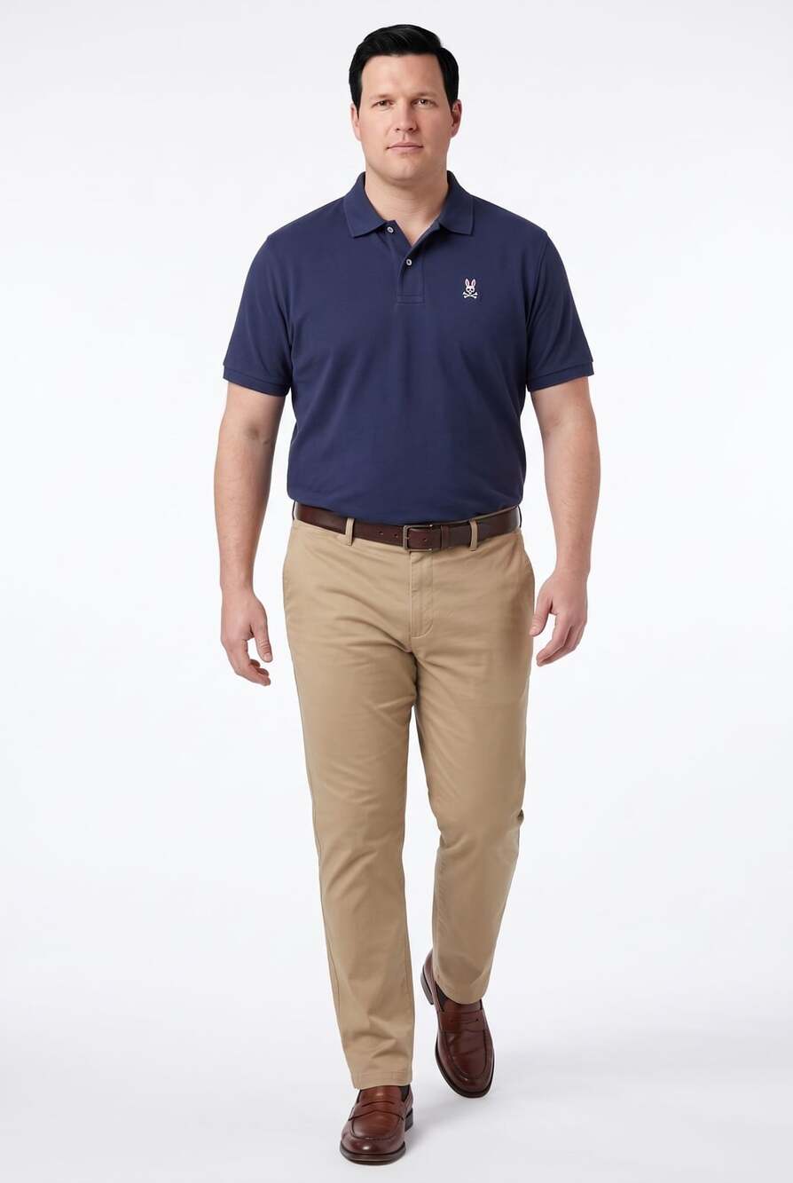 Psycho Bunny Classic Polo Size 8 Blue Cotton